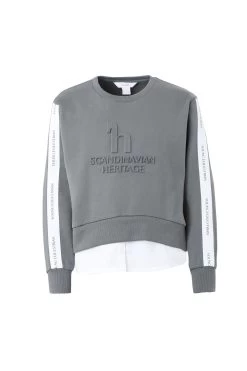 Horze Leighton Teens Sweater With Blouse -Sports - Equestrian Riding Shop 33722 UDGR 1