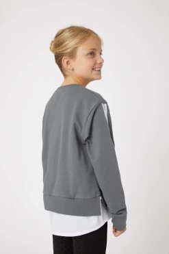 Horze Leighton Teens Sweater With Blouse -Sports - Equestrian Riding Shop 33722 UDGR 4