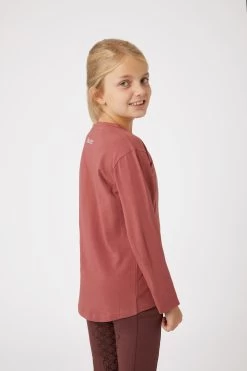 Horze Leighton Teens Long Sleeve Shirt With Print -Sports - Equestrian Riding Shop 33723 msre 04