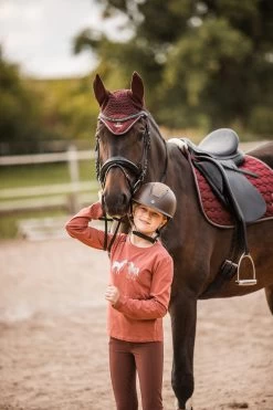 Horze Leighton Teens Long Sleeve Shirt With Print -Sports - Equestrian Riding Shop 33723 msre 07