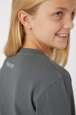 Horze Leighton Teens Long Sleeve Shirt With Print -Sports - Equestrian Riding Shop 33723 udgr 06