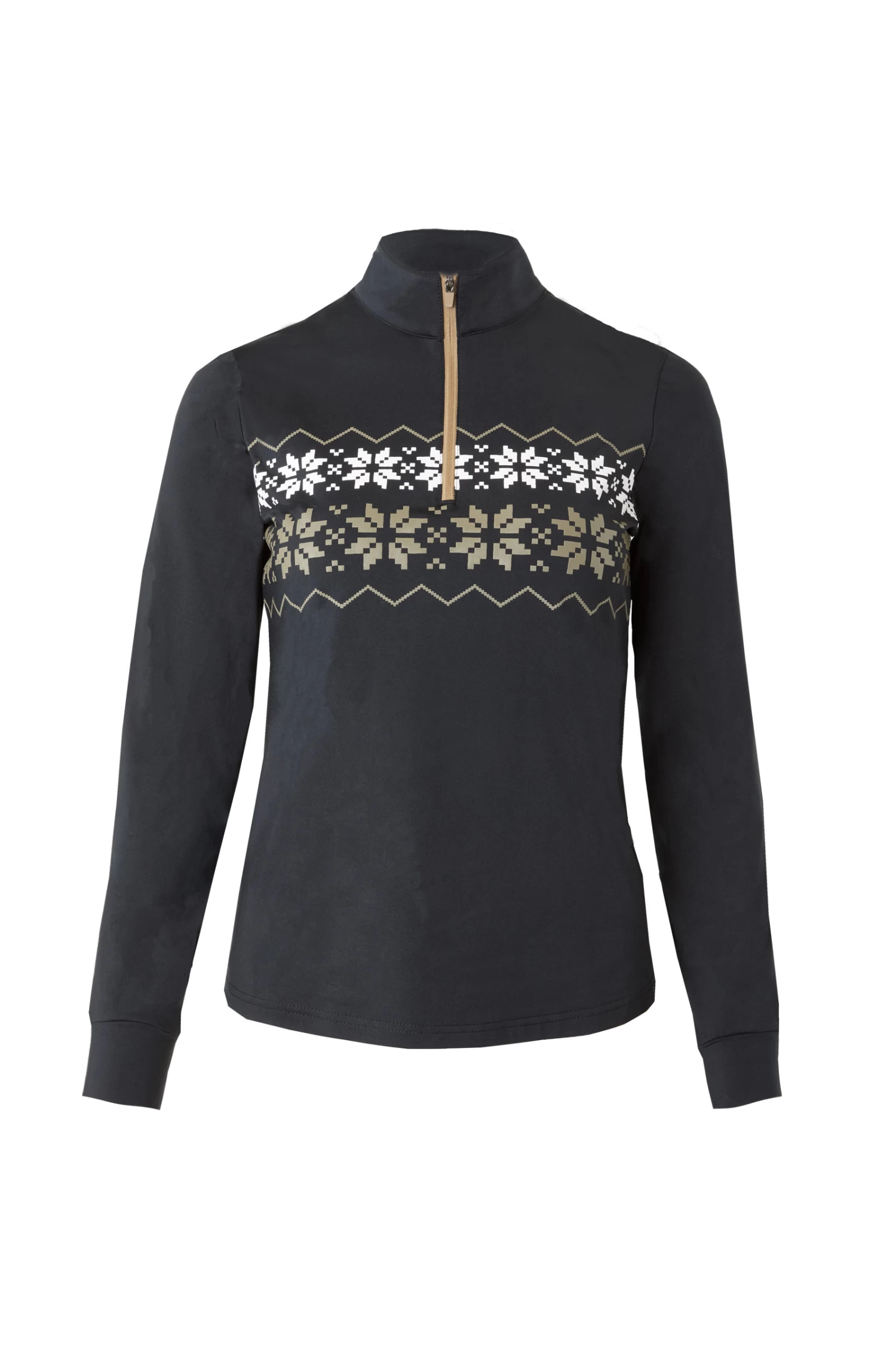 Horze Emily Training Shirt With Snowflake Print 3 Horze Emily Training Shirt With Snowflake Print