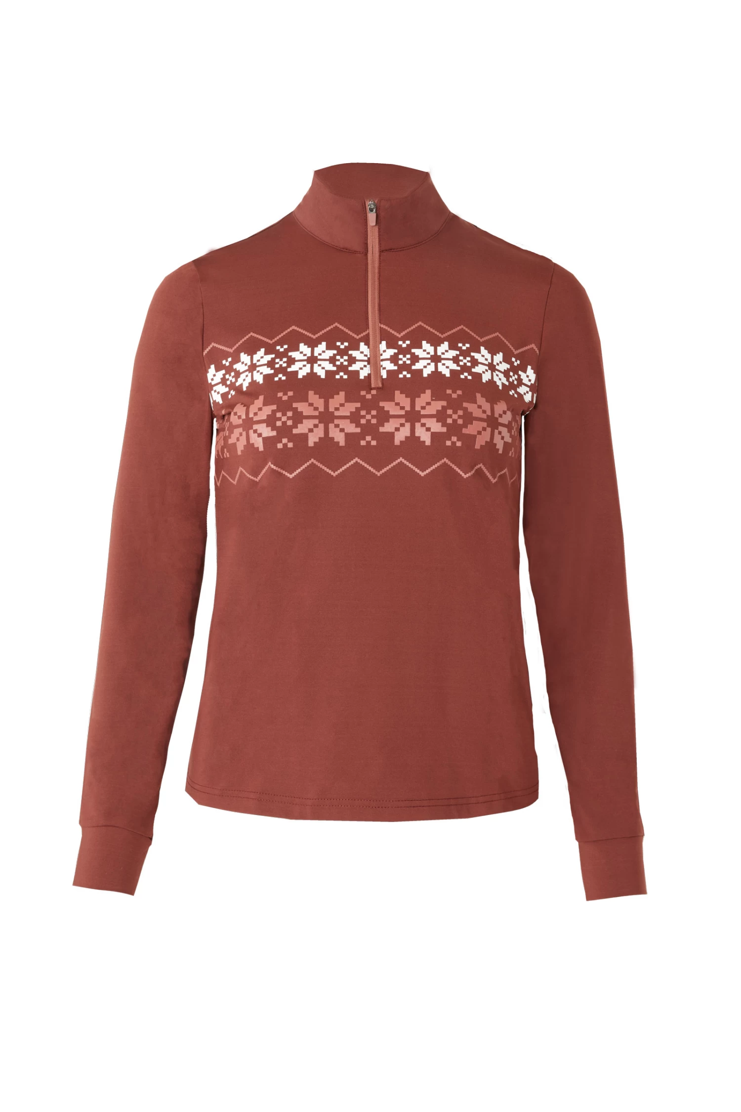 Horze Emily Training Shirt With Snowflake Print 10 Horze Emily Training Shirt With Snowflake Print - Image 8