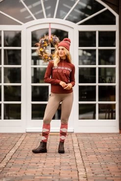 Horze Emily Training Shirt With Snowflake Print 29 Horze Emily Training Shirt With Snowflake Print -Sports - Equestrian Riding Shop 33724 rrbr 07