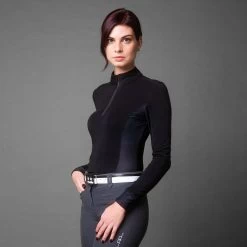 AA CleanCool Half Zip Longsleeve -Sports - Equestrian Riding Shop 337265 BL 3