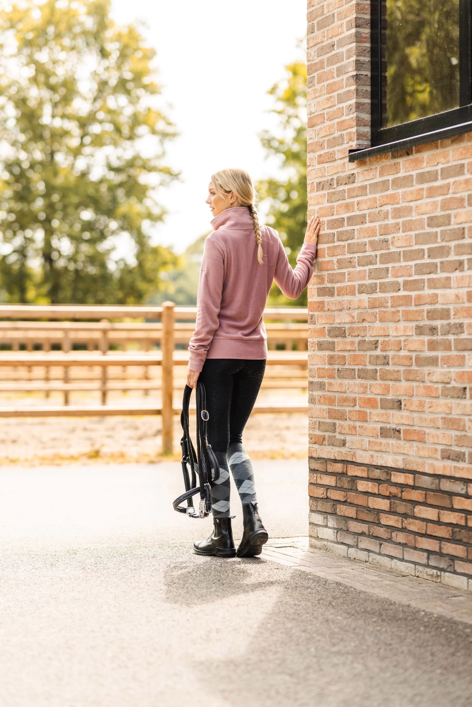 Horze Ellie Women's Fleece Riding Riding Jacket 11 Horze Ellie Women's Fleece Riding Riding Jacket - Image 9