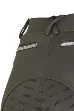 Schockemöhle New Glossy Style Full Grip Riding Tights For Women -Sports - Equestrian Riding Shop 337493 OGR 3