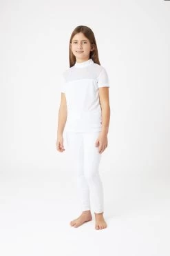 Horze Kaya Kids' Show Shirt With Rhinestone Detail -Sports - Equestrian Riding Shop 33751 001 03