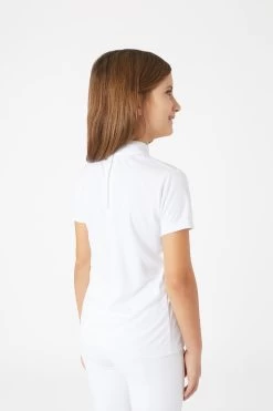 Horze Kaya Kids' Show Shirt With Rhinestone Detail -Sports - Equestrian Riding Shop 33751 001 04