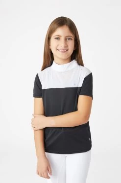 Horze Kaya Kids' Show Shirt With Rhinestone Detail -Sports - Equestrian Riding Shop 33751 590 02