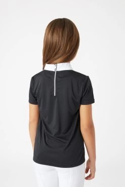 Horze Kaya Kids' Show Shirt With Rhinestone Detail -Sports - Equestrian Riding Shop 33751 590 04
