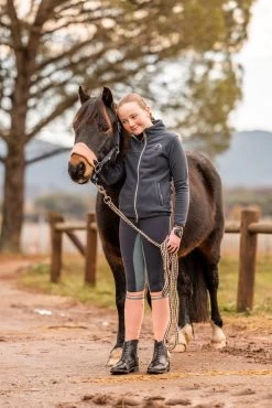 Horze Sadie Kids' Fleece Riding Jacket -Sports - Equestrian Riding Shop 33754 590 07