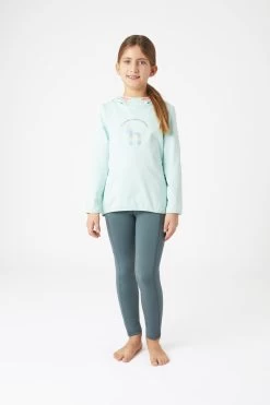 Horze Chloe Kids' Functional Hoodie With Logo Print -Sports - Equestrian Riding Shop 33756 615 03