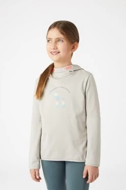 Horze Chloe Kids' Functional Hoodie With Logo Print -Sports - Equestrian Riding Shop 33756 705 02