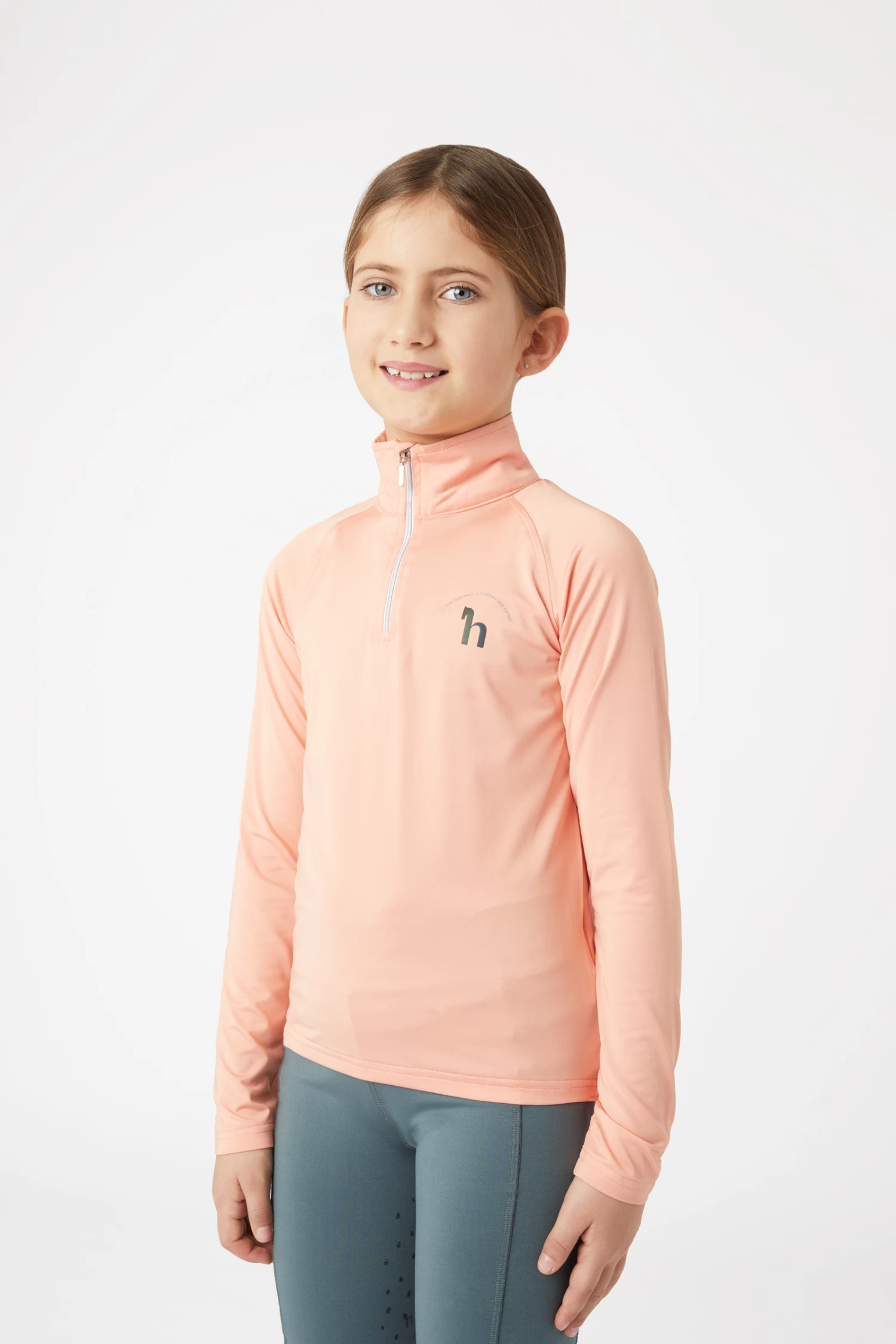 Horze Lola Kids' Functional Training Shirt With Long Sleeves 4 Horze Lola Kids' Functional Training Shirt With Long Sleeves - Image 2
