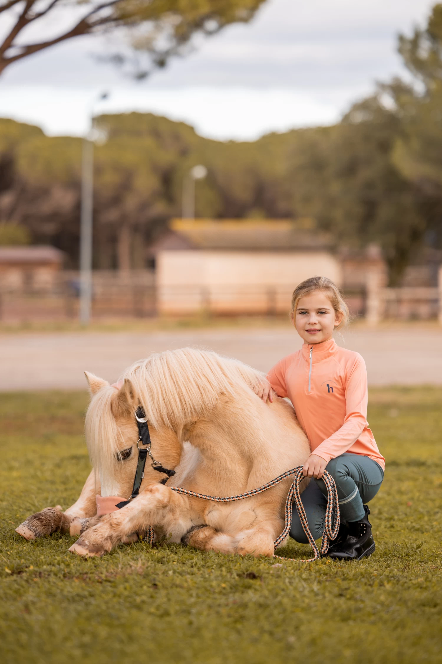 Horze Lola Kids' Functional Training Shirt With Long Sleeves 8 Horze Lola Kids' Functional Training Shirt With Long Sleeves - Image 6