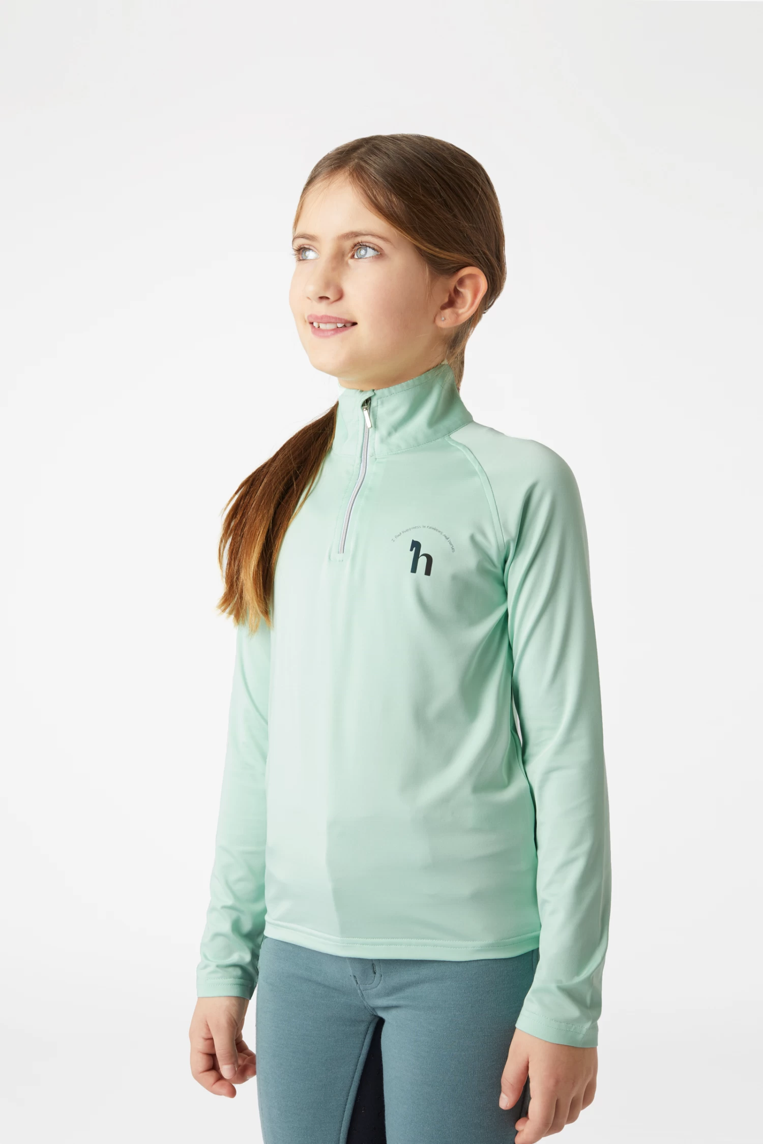 Horze Lola Kids' Functional Training Shirt With Long Sleeves 10 Horze Lola Kids' Functional Training Shirt With Long Sleeves - Image 8