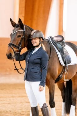 Horze Shirley Women's Show Riding Jacket With Mesh -Sports - Equestrian Riding Shop 33760 590 08