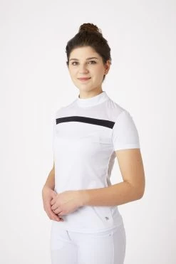 Horze Kendra Women's Show Shirt With Mesh -Sports - Equestrian Riding Shop 33761 001 02
