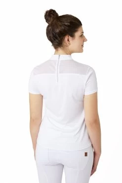 Horze Kendra Women's Show Shirt With Mesh -Sports - Equestrian Riding Shop 33761 001 04
