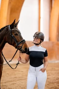 Horze Kendra Women's Show Shirt With Mesh -Sports - Equestrian Riding Shop 33761 590 07