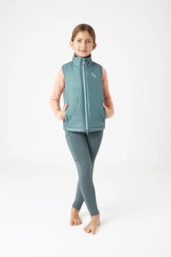 Horze Bella Kids' Lightweight Padded Riding Vest -Sports - Equestrian Riding Shop 33763 576 03