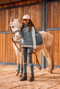 Horze Bella Kids' Lightweight Padded Riding Vest -Sports - Equestrian Riding Shop 33763 576 08