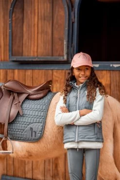 Horze Bella Kids' Lightweight Padded Riding Vest -Sports - Equestrian Riding Shop 33763 576 09