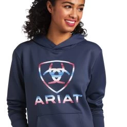 Ariat Tek Women's Hoodie -Sports - Equestrian Riding Shop 337733 NDB 4