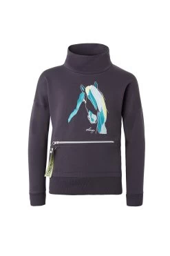 Horze Bruna Kids' Sweater With High Collar -Sports - Equestrian Riding Shop 33791 590 01