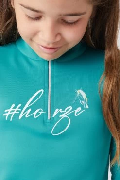 Horze Cosma Kids' Functional Longsleeve -Sports - Equestrian Riding Shop 33793 556 05