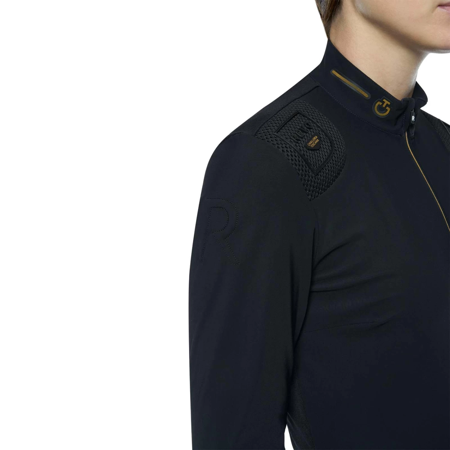 Cavalleria Toscana R-Evo Epaulet Zip Polo 9 Cavalleria Toscana R-Evo Epaulet Zip Polo - Image 7