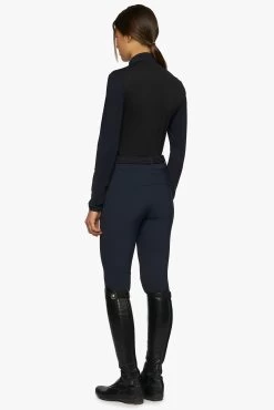 Cavalleria Toscana R-Evo Epaulet Zip Polo 41 Cavalleria Toscana R-Evo Epaulet Zip Polo -Sports - Equestrian Riding Shop 338119 DB BL 2