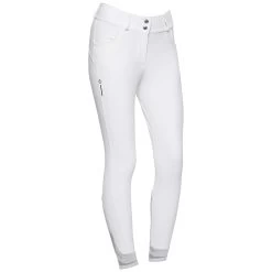 Cavalleria Toscana R-Evo Stretch Women's High Waist Breeches With Integrated Grip -Sports - Equestrian Riding Shop 338135 WH 3