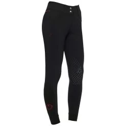 Cavalleria Toscana CT Team Red Stripe High Waist Full Grip Breeches -Sports - Equestrian Riding Shop 338470 BL 3