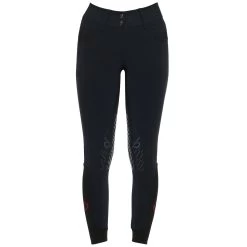 Cavalleria Toscana CT Team Red Stripe High Waist Full Grip Breeches -Sports - Equestrian Riding Shop 338470 DB 2
