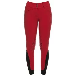 Cavalleria Toscana CT Team Red Stripe High Waist Full Grip Breeches -Sports - Equestrian Riding Shop 338470 RE 2