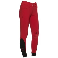 Cavalleria Toscana CT Team Red Stripe High Waist Full Grip Breeches -Sports - Equestrian Riding Shop 338470 RE 3