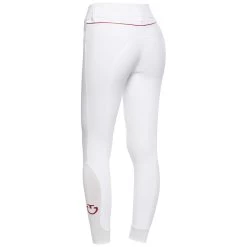 Cavalleria Toscana CT Team Red Stripe High Waist Full Grip Breeches -Sports - Equestrian Riding Shop 338470 WH 1