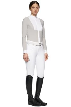 Cavalleria Toscana Women's Show Longsleeve With Bib 19 Cavalleria Toscana Women's Show Longsleeve With Bib -Sports - Equestrian Riding Shop 338472 LG 1