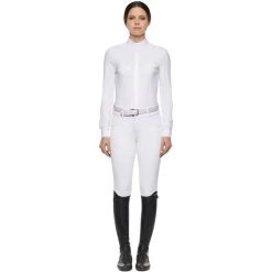 Cavalleria Toscana Women's Show Longsleeve With Bib 23 Cavalleria Toscana Women's Show Longsleeve With Bib -Sports - Equestrian Riding Shop 338472 WH 1
