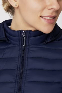 Horze Women's Light Padded Riding Jacket With Hood -Sports - Equestrian Riding Shop 33901 db 06