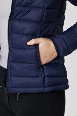 Horze Women's Light Padded Riding Jacket With Hood -Sports - Equestrian Riding Shop 33901 db 08