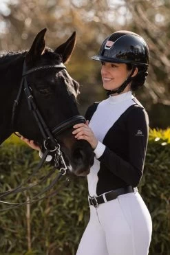 Cavalliera Queen Women's Long Sleeve Show Shirt 21 Cavalliera Queen Women's Long Sleeve Show Shirt -Sports - Equestrian Riding Shop 341023 BL 5