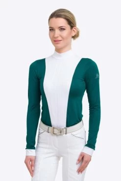 Cavalliera Queen Women's Long Sleeve Show Shirt 24 Cavalliera Queen Women's Long Sleeve Show Shirt -Sports - Equestrian Riding Shop 341023 EGR 1