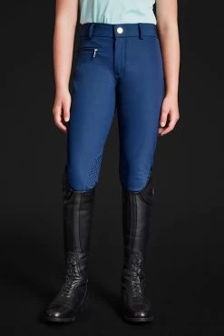 Mountain Horse Crown Kids' Knee Grip Breeches -Sports - Equestrian Riding Shop 342029 DB 3