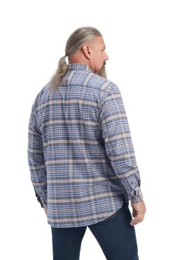 Ariat Men's Rebar Flannel DuraStretch Longsleeve Work Shirt -Sports - Equestrian Riding Shop 344569 ALG 2