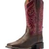Ariat Round Up Back Zip Women's Western Boots 2 Ariat Round Up Back Zip Women's Western Boots -Sports - Equestrian Riding Shop 345199 DBR PI 01