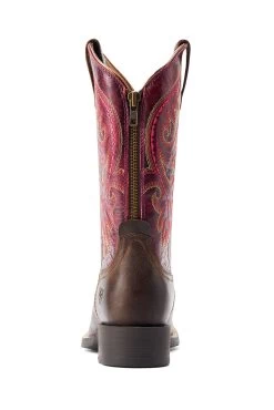 Ariat Round Up Back Zip Women's Western Boots 14 Ariat Round Up Back Zip Women's Western Boots -Sports - Equestrian Riding Shop 345199 DBR PI 05