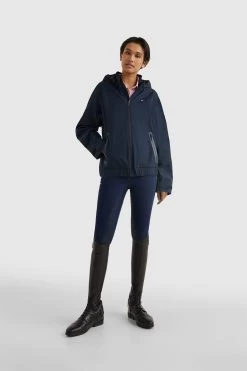 Tommy Hilfiger Equestrian Women's Waterproof Bomber Rain Jacket -Sports - Equestrian Riding Shop 345440 DB 04